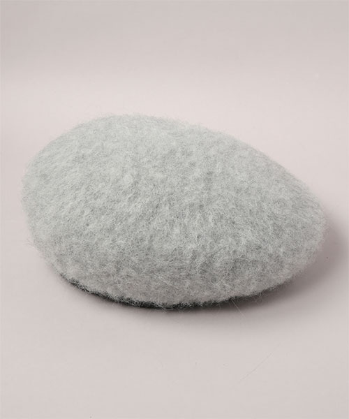 CF ALPACA PIPING BERET 3 LIGHT GRAY ONESIZE